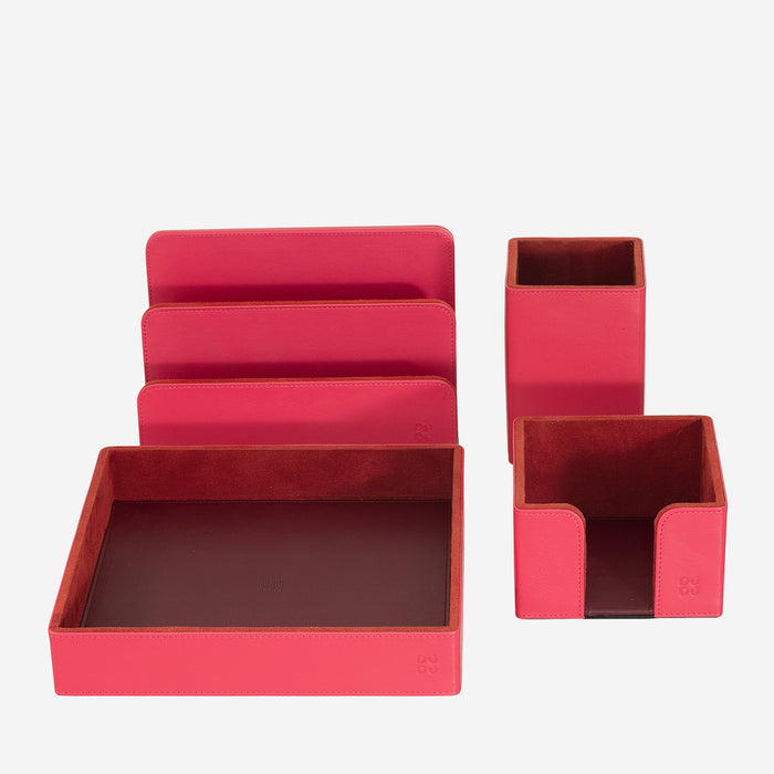 Desk set Lampone